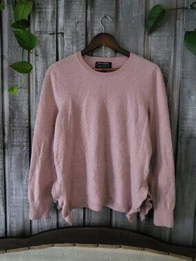 Cashmere Sweater Banana Republic Todd & Duncan Scottish Pink XL Fits Medium
